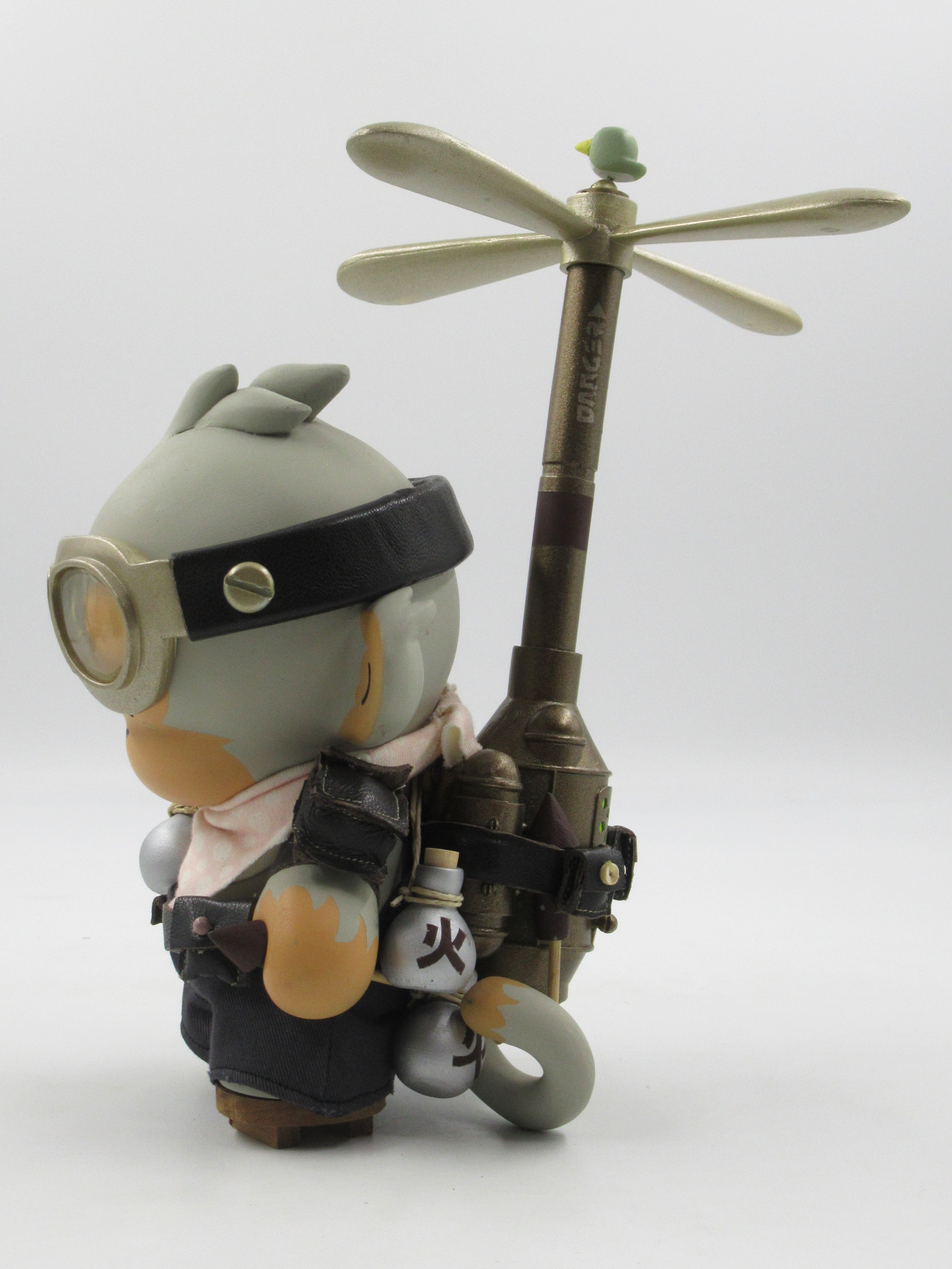 HUCK GEE Hotaru Copter Squad Girl Munny - Kidrobot (2012) Artist Signed Designer Toy